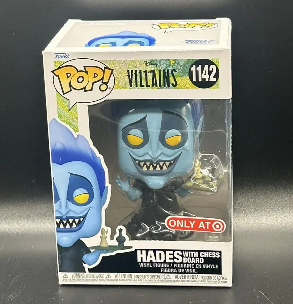 Funko Pop Hades with Chess Board #1142 Target Exclusive Disney Villians
